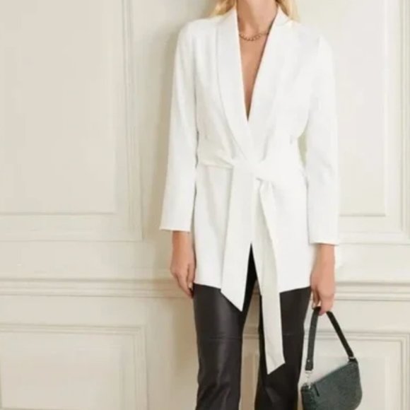 Alice + Olivia Jackets & Blazers - Alice + Olivia WHEATON WHITE BLAZER